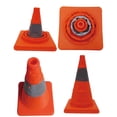 thumbnail image 4 of Cono de Tráfico Vial Multiusos Plegable Hacia Arriba Seguridad de en La Carretera Nuevo Macarena Cono de carretera plegable telescópico, 4 of 8