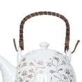 thumbnail image 5 of Mango de tetera de mimbre hecho a mano, mango antideslizante, reemplazo de mango de tetera para teteras de cerámica y porcelana, suministros de accesorios para el té, 5 of 5