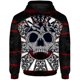 thumbnail image 3 of Sudaderas de otoño para hombre, sudadera con capucha con estampado de calavera gótica, ropa Y2k, ropa holgada para hombre, sudadera con capucha informal Harajuku para hombre, 3 of 5