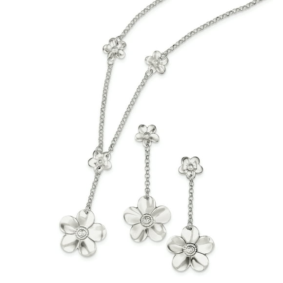 925 Sterling Silver Necklace and Earring Set