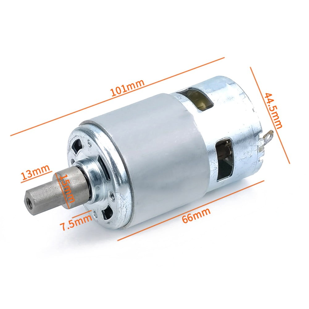 Metal 775 Motor Shaft Diameter 12-25V Hair Dryer Wireless Dust Removal