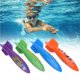 thumbnail image 5 of Soidarity Paquete de 4 accesorios de entrenamiento de juguete de buceo, juguetes de agua, diseño bonito, forma de Torpedo, cultivo de interés, Deportes acuáticos, 5 of 6