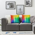 thumbnail image 2 of Acheng Pillowcase  LGBT Rainbow Pillow Case Soft Breathable Art Pillowcases Throw Pillow Covers 2 pcs White, 2 of 7