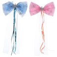 thumbnail image 4 of GOOHOCHY  2 Pcs Bow Hair Clip Butterfly Clips Christmas Bows for Miss, 4 of 8