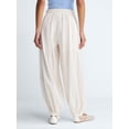 thumbnail image 3 of Scoop Women’s and Women's Plus Eyelet Harem Cotton Pants, Sizes XS-4X, 3 of 5