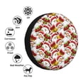 thumbnail image 4 of Gukieu Santa Claus bells Snowman Print Car Tire Cover, Adjustable Waterproof and Dustproof Tire Protection Cover, Suitable for SUV, Truck, Van-14 inch, 4 of 6