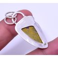 thumbnail image 2 of Atlantisite Stichite Sand Paper Textured 925 Sterling Silver Pendant 1.95" A331, Beautiful Jewelry For Woman, New Year Sale, Valentin's Day Gift, 2 of 2