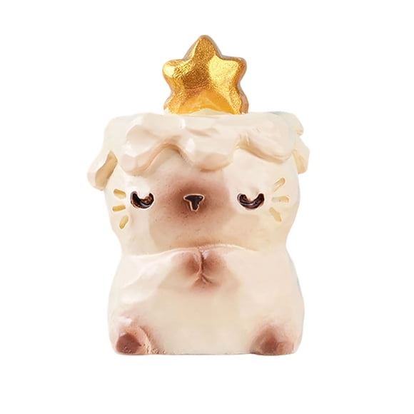 ZZHZGZ Clearance Sale Miniature Cat Figurines Cute Tiny Resin Statue for Fairy Garden Small Animal Cake Toppers Hand Painted Decorative Cat for Desk & Terrarium Dec