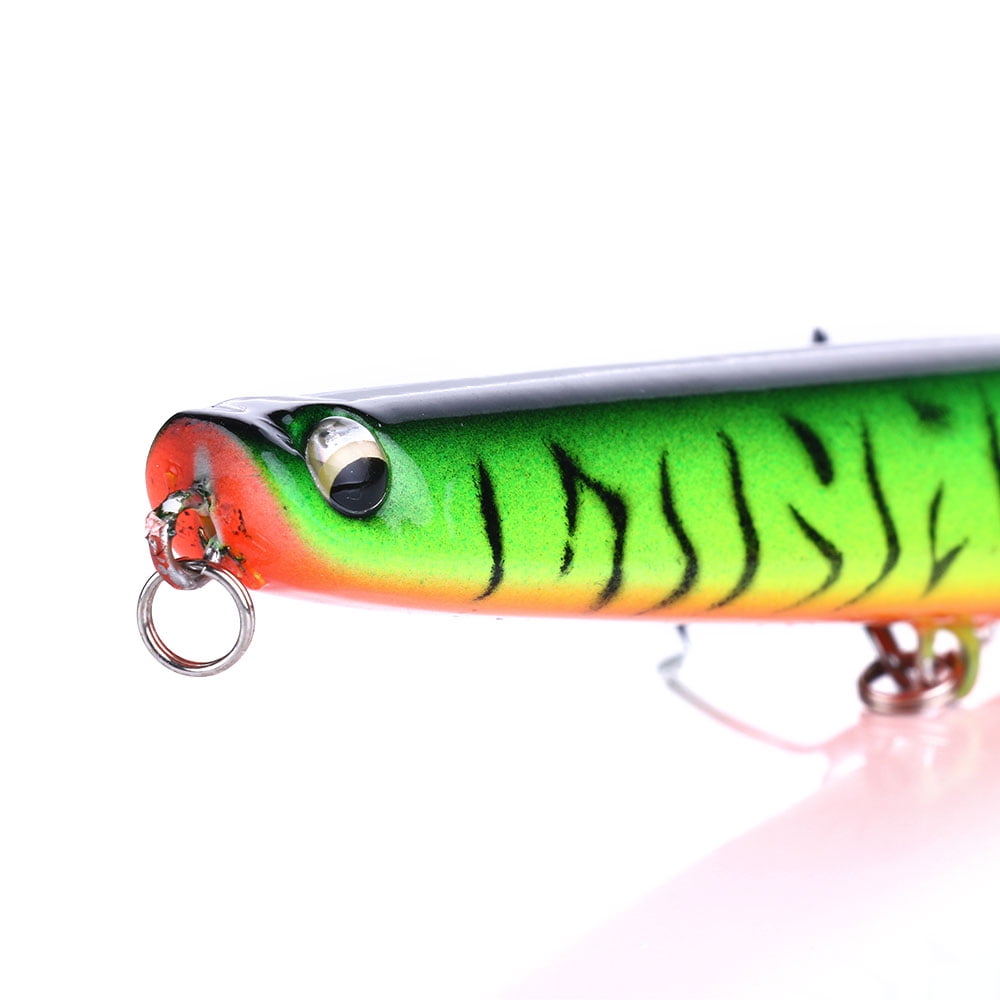 HENGJIA 6PCS Fishing Lures for Bass, Fishing Saltwater Popper Lures Large Topwater Fishing Lures Pencil Lures Sinking Hard Bait Pencil Popper Lure Surf Fishing Lures Pencil Lure, 4.72in/0.63oz