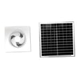 thumbnail image 2 of Accesorio de extractor de energía solar, robusto, profesional, eficiente y silencioso, 12 V Blanco de 8 pulgadas, 2 of 9