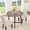 Retro Gray 800, variant on Industrial Round Dining Table for 4-6 – Strong Metal Frame – Space-Saving Wooden Surface – Farmhouse Style – No Chairs Included