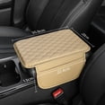 thumbnail image 4 of braveheart Car Accessories Arm Rest Cover With Storage Bags For And Left And Right Sides Beige, 4 of 6