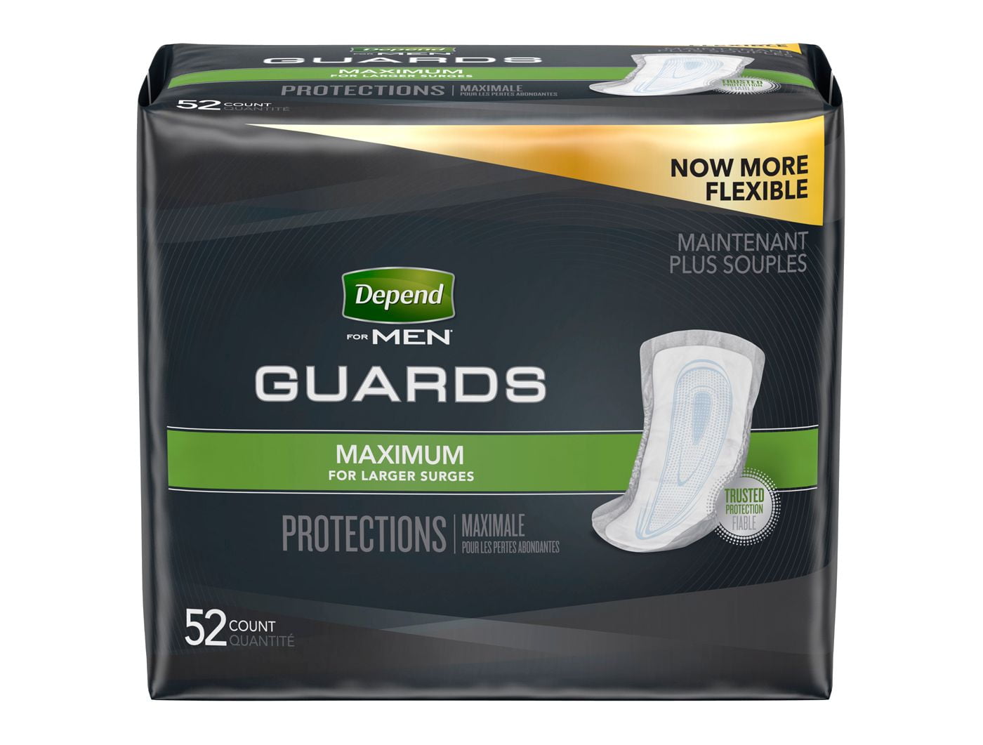Depend Guards For Men, Maximum Absorbency, Leak Protection, Latexfree