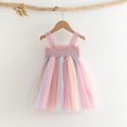 thumbnail image 2 of Yanlir Robe Princesse Imprimée Sans Manches à la Mode pour Fille, Mignonne et Respirante, Robe de Fête, Tenue d'Été à Col Rond pour la Maison des Enfants, Chemise de Nuit et Tenue Décontractée (Rose Vif#2, 8-9 Ans), 2 of 6