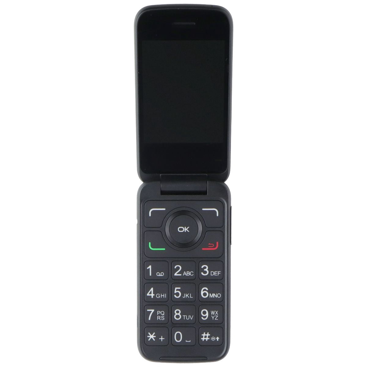 Pre-Owned FAIR - Alcatel SMARTFLIP (2.8-in) Flip Phone (4052R) AT&amp;T Locked - Black / 4GB