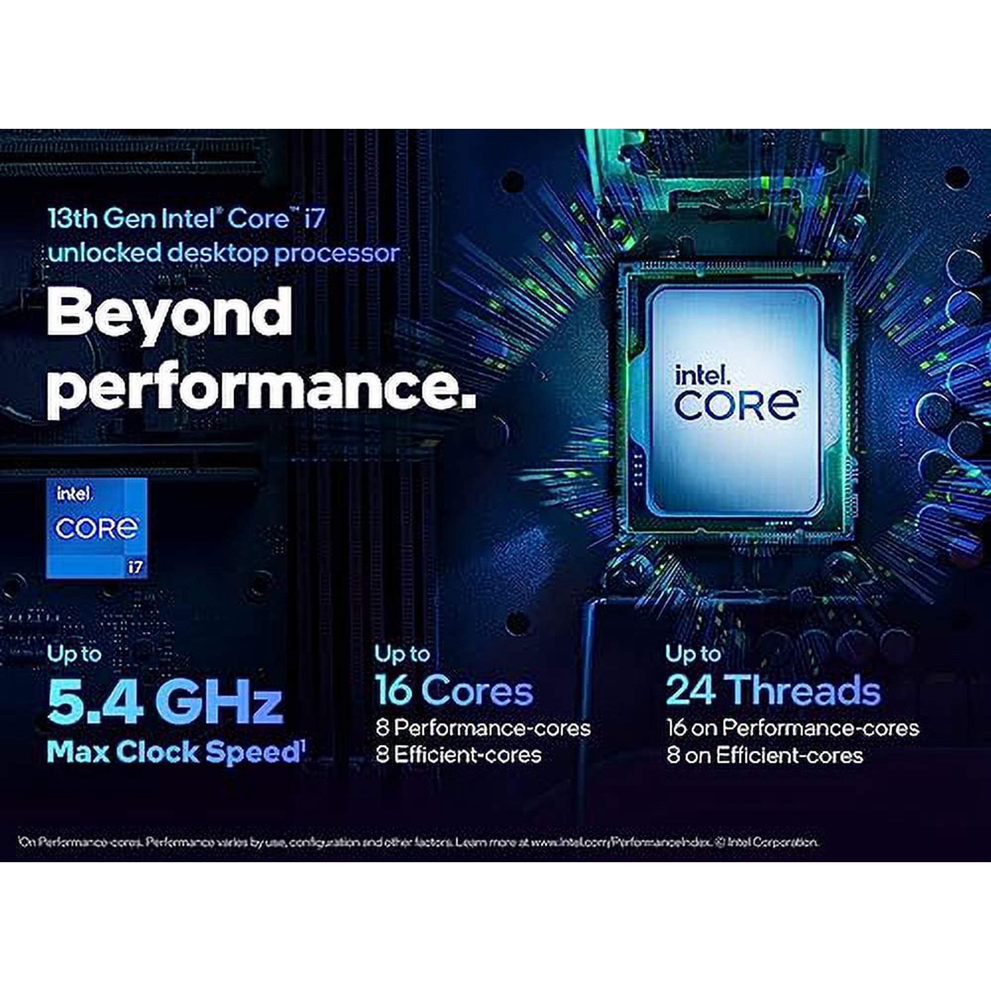 Intel Core i7 13700K - 3.4 GHz - 16-core - 24 threads - 30