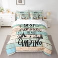 thumbnail image 2 of YST 7Pcs Camping Rules Comforter Set, Twin Size, Outdoor Adventure, 2 of 5