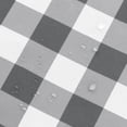 thumbnail image 3 of Checkered Round Tablecloth 90 Inch - Waterproof Stain and Wrinkle Resistant Washable Fabric Table Cloth for Holiday,Dining Room,Party,Outdoor Picnic, Red and White Gingham Pattern, 3 of 6