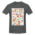thumbnail image 4 of Bingfone Animal Cartoon Style Men'S Loose Fit Short-Sleeve Pocket T-Shirt, 4 of 7