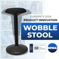 thumbnail image 2 of Taburete ajustable para escritorio de pie Backerz 53-79 cm negro, 2 of 9