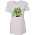 thumbnail image 3 of Inktastic Alaska Moose and Trees Women's T-Shirt, 3 of 5