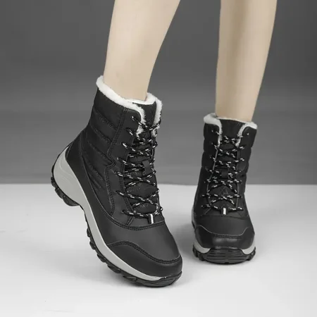 

Women‘s Winter Waterproof Faux Fur Lined Snow Boots Warm & Comfy Short Boots Women‘s Footwear