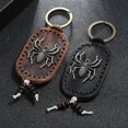thumbnail image 3 of Pendentif Porte-Clés en Cuir Synthétique Rétro pour Femmes Araignée Fait Main, 3 of 4