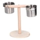 thumbnail image 2 of Soporte De Alimentación Para Pájaros, Soporte Para Beber De Loros Estable De Madera Para Balcón Para Dormitorio Para Oficina, 2 of 7
