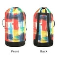 thumbnail image 4 of RMDQTR Durable Large Laundry Backpack with Drawstring Closure Ideal for Laundry Trips,Travel&Camping A Vibrant and Colorful Pattern, 4 of 7
