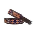 thumbnail image 2 of Affilare Leather Dog Collar Western Style Heavy Duty Tooled Sunflower Floral Padded for Comfort 10AB033-S, 2 of 2