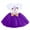 Purple - Balloon, variant on IBTOM CASTLE Toddler Baby Girls My 3rd Birthday Cake Smash Shinny Printed Sequin Bow Tutu Princess Dress 3 Years Hot Pink - Balloon