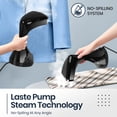 thumbnail image 6 of Steamer Iron for Clothes 1800W, Muaket Fast Heat Up Hand Clothing Garment Steamer, Portable Handheld Travel Fabric Steamer Plancha de Ropa a Vapor with 300ml Water Tank, 6 of 7