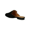 thumbnail image 3 of Women Faux Suede Weaved Horsebit Ornament Slip-On Mules 18286, 3 of 6
