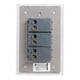 thumbnail image 5 of KIT DE 2 PLACAS CON APAGADOR TRIPLE BLANCA Sanelec 4477, 5 of 6
