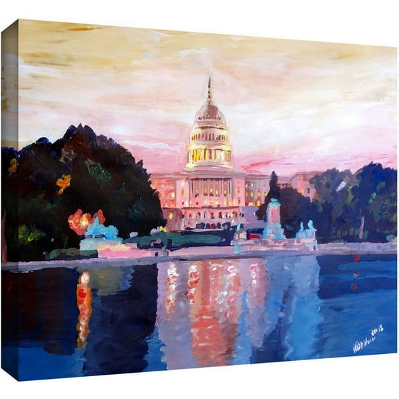 ArtWall Martina and Markus Bleichner "Capitol" Gallery-Wrapped Canvas