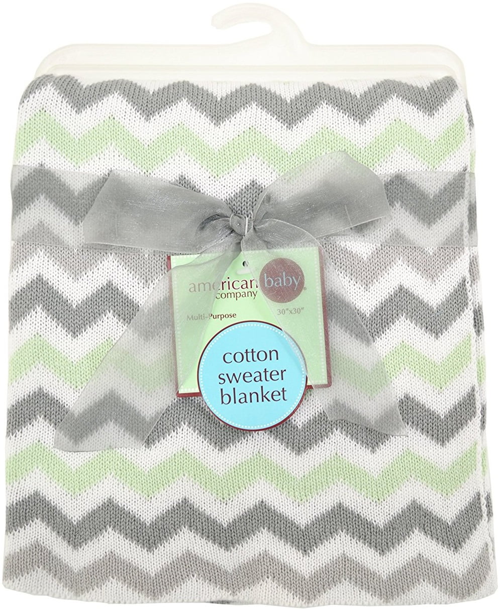 American Baby Company 100 Percent Cotton Sweater Blanket ...