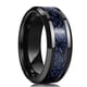 thumbnail image 1 of Anillo de carburo de tungsteno con borde biselado y ranura azul de 8MM para hombre, anillo de fibra de carbono azul con dragón celta negro, anillo de boda para hombre Tan Jianjun unisex, 1 of 2