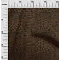 thumbnail image 1 of oneOone Cotton Poplin Twill Brown Fabric Crocodile Animal Skin Craft Projects Decor Fabric Printed By The Yard 56 Inch Wide, 1 of 4