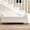 White, variant on Aemeios 62.5" Storage Bench for Bedroom, End of Bed Ottoman Bench with Gold Legs, Brown