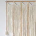 thumbnail image 7 of Macrame Wall Hanging White Beads Boho Wall Decor for Living Room Bedroom or Nursery Texture Yarn Wall Art 57" W × 43" L, 7 of 7