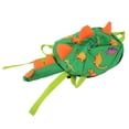 thumbnail image 4 of Mochila para niños pequeños con diseño de dinosaurio de dibujos animados, evita pérdidas, gran capacidad, con correa para niños de 2 a 4 años, color verde, 4 of 14