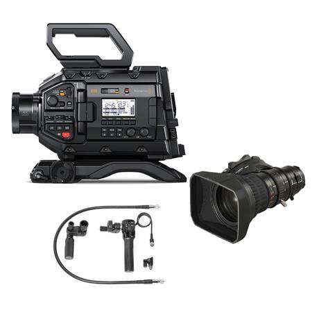 URSA Broadcast G2 Digital Cinema Camera with Fujinon XA20SX8.5BRM-K3 8.5-170mm f/1.8-2.7 HD Pro Lens  MS-01 Rear Zoom and Focus Lens Control Kit