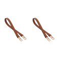 thumbnail image 2 of Sonducket Cuero duradero para actualizaciones de bolsos P Correa de hombro corta Bolsa Correas de repuesto de hombro cortas marrón38cm marrón38cm 2Conjunto, 2 of 6
