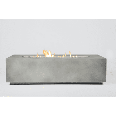 Miekor Furniture Concrete Propane Outdoor Fire Pit Table 46647