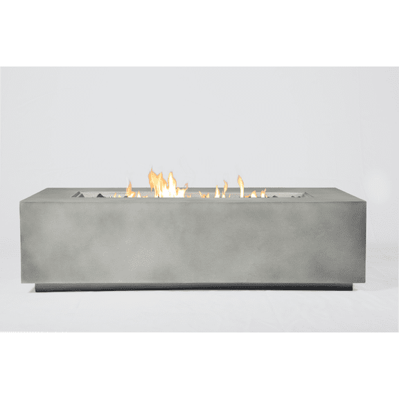 Miekor Furniture Concrete Propane Outdoor Fire Pit Table 46647