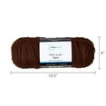 thumbnail image 4 of Mainstays Medium Acrylic Yarn, Warm Chocolate, 7 oz, 397 Yards, 4 of 4