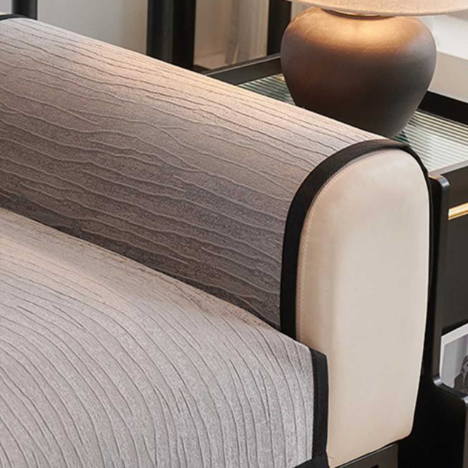 Sofa protector non-slip, soft sofa cover washable, sofa cover L shape 1/2/3/4 seater sofa cover furniture protection for living room