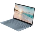 thumbnail image 3 of HP 15.6" LED Laptop Computer, 16GB RAM 640GB Storage (128GB UFS+512GB Docking Set), Quad-Cores Intel Pentium, Windows 11 S with 1-Year Microsoft Office 365 Included, PLUSERA Earphones, Moonlight Blue, 3 of 6