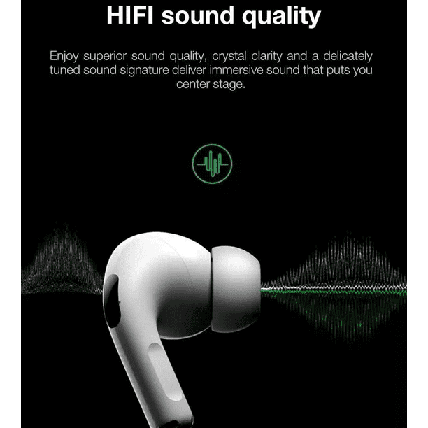 Wireless Headphones Bluetooth 5.0 Headset Wireless Earbuds Touch Control  HiFi Stereo and Dual Microphone TWS HD Music for IOS and Android