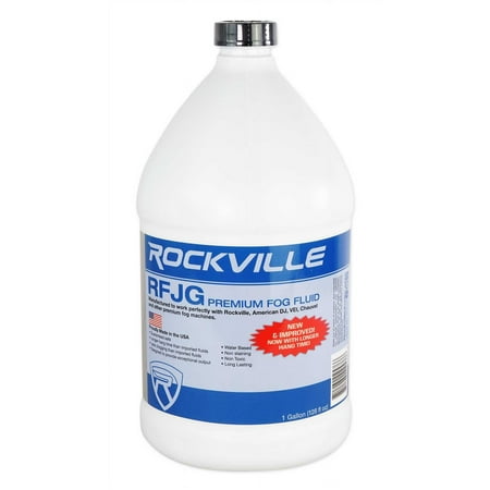 Rockville Gallon Fog Fluid Smoke Juice For American DJ ADJ VF1000 Fogger